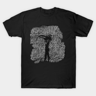 Walking In My Shoes - Lyrics T-Shirt